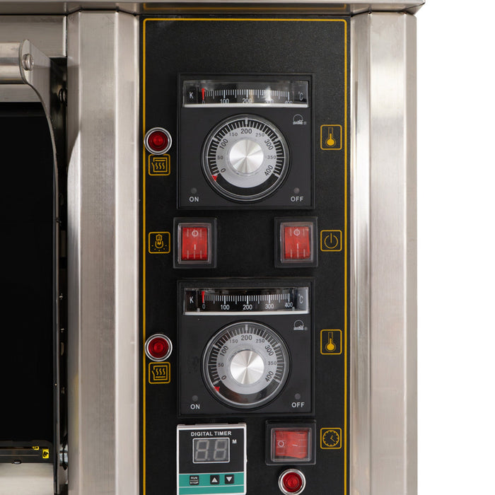 Forno Commerciale per Cucinare Pizza e Altri Cibi a 2 Piani Superficie in Pietra