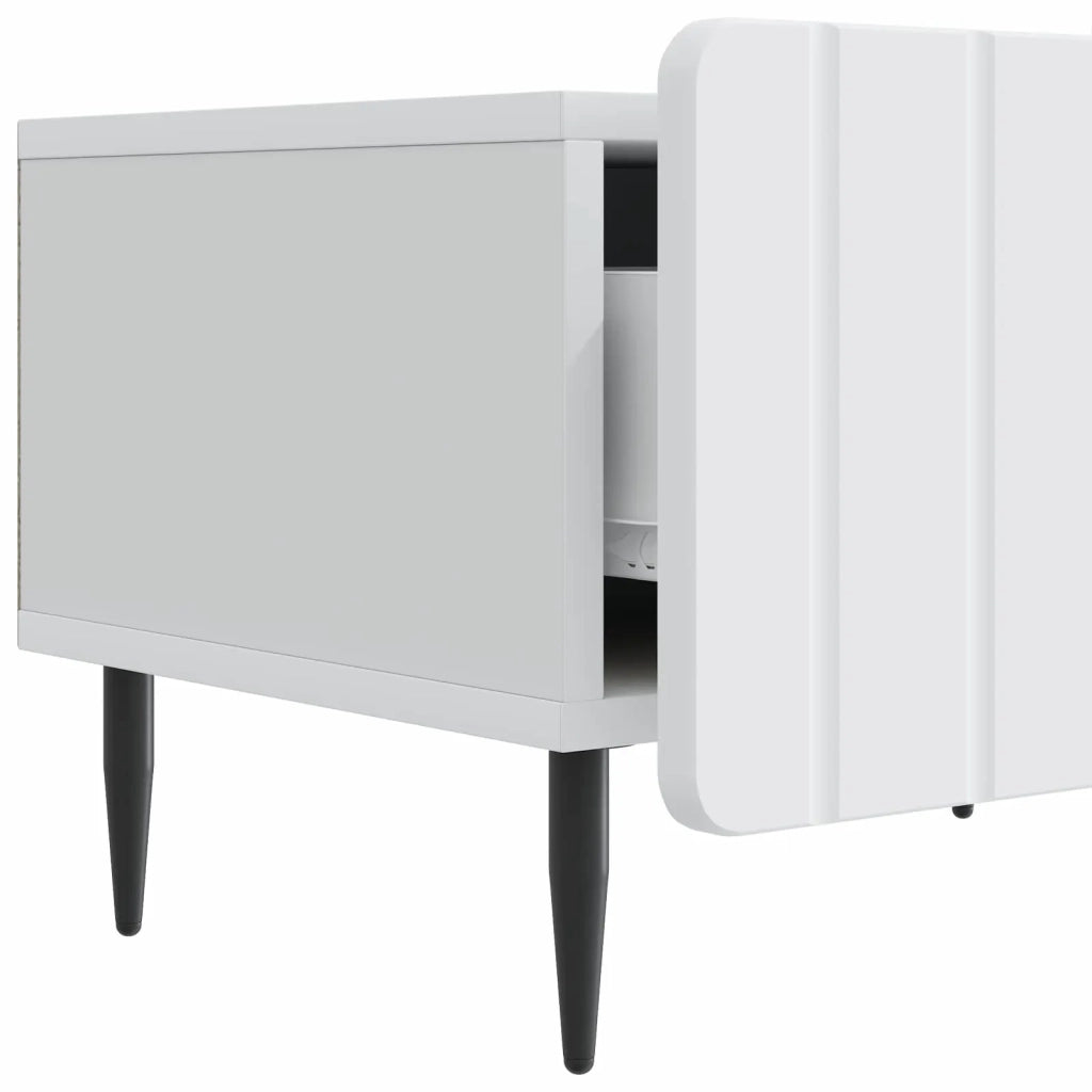 Mobile TV-Credenza per TV Bianco 147 x 34,5 x 32 cm Legno ingegnerizzato