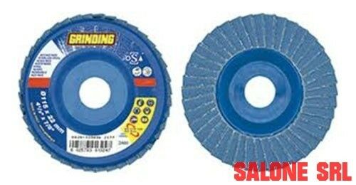 DISCHI ABRASIVI LAMELLARI 10 PZ GRINDING MM.180X22 GR.40 DISCO A LAMELLE