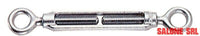 TENDITORE A DUE OCCHIOLI IN ACCIAIO ZINCATO PER FUNE DA MM.5 - 3/16 ROBUR
