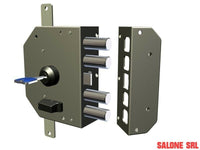 SERRATURA A POMPA CR TRIPLICE CON POMOLO 3250K55 CON SCROCCO+4 CATENACCI DX