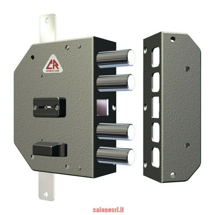 SERRATURA TRIPLICE DI SICUREZZA ANTIFURTO A DOPPIA MAPPA CR ART.2250
