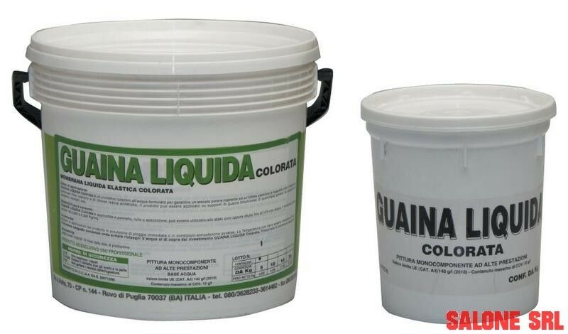 GUAINA LIQUIDA RESINOSA COLORE BIANCO KG.20