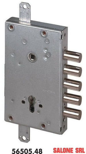 SERRATURA TRIPLICE ANTIFURTO A CILINDRO EUROPEO PER PORTE BLINDATE CISA ART.56505.48