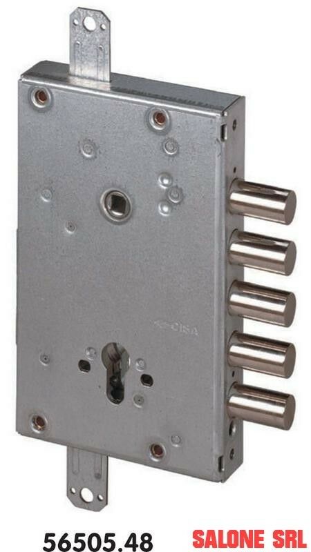 SERRATURA TRIPLICE ANTIFURTO A CILINDRO EUROPEO PER PORTE BLINDATE CISA ART.56505.48