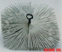 SCOVOLO ACCIAIO QUADRO CM.20 PER PULIZIA CANNA FUMARIA