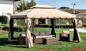 RICAMBIO SET 4 TELI MOSCHIERA PER GAZEBO ADVENTURE/RIYAD MT.3X4 Zanzariere
