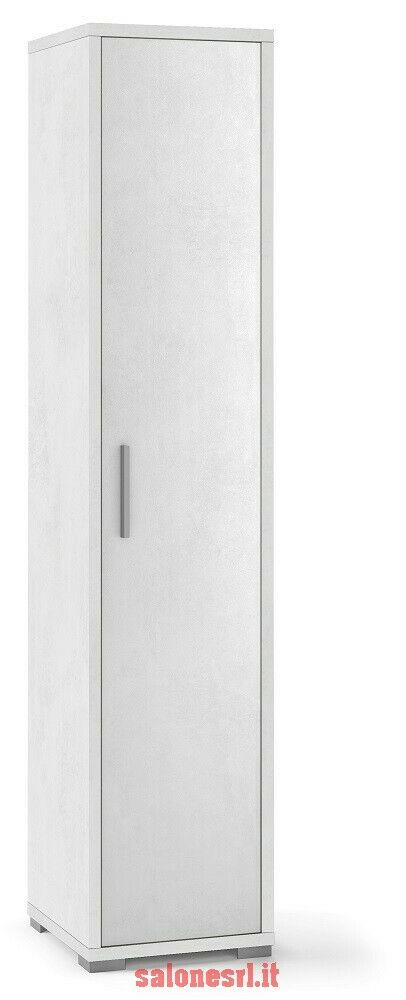 MOBILE COLONNA 1 ANTA H182 L38 P41 cm STRUTTURA E FRONTALE BIANCO SARMOG Db364k