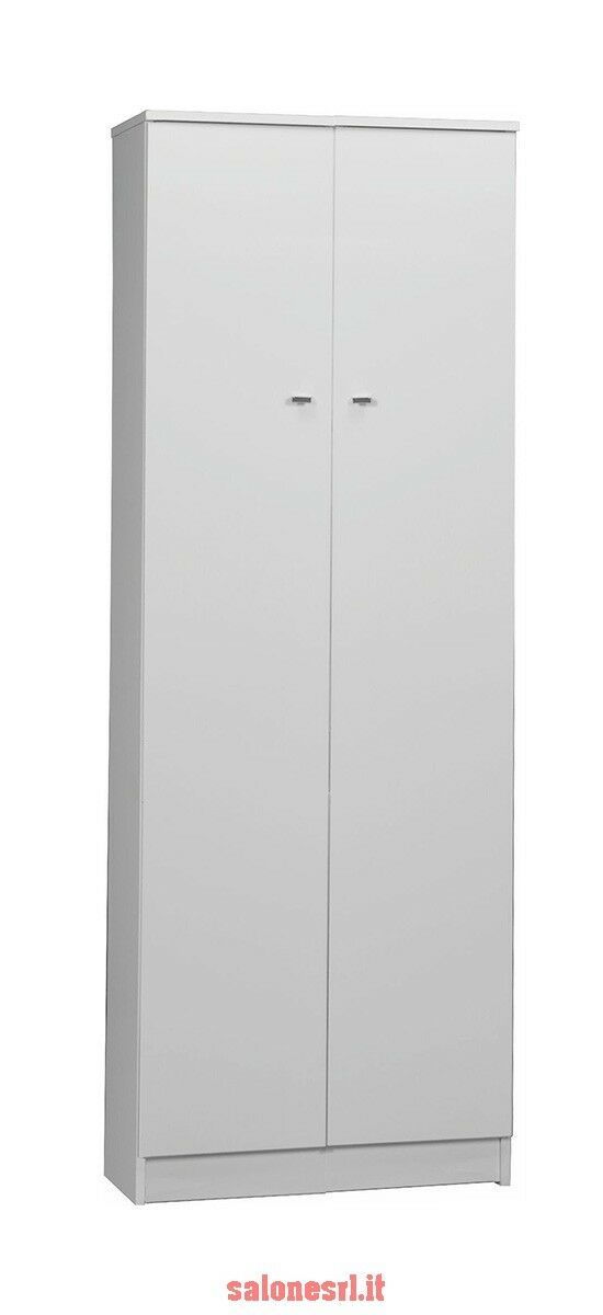 MOBILE BIANCO LACCATO BIANCO 2A CM.62X34X183H