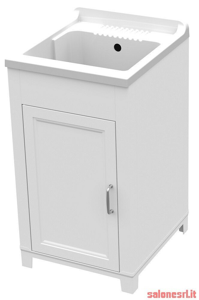 KIT LAVATOIO RESINA ANTIACIDO 45X50X85H BIANCO