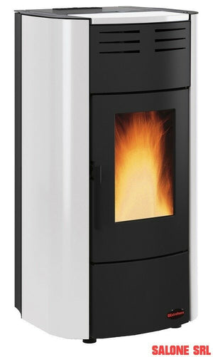 TERMOSTUFA STUFA A PELLET 20,3 KW RAFFAELLA IDRO H15 BIANCA NORDICA EXTRAFLAME