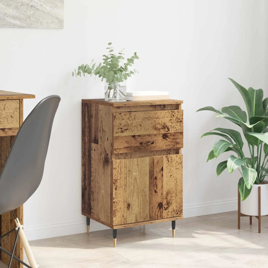 Credenza | Madia | Buffet da pranzo | Armadio da pranzo con cassetto Legno vecchio 40 x 35 x 70 cm