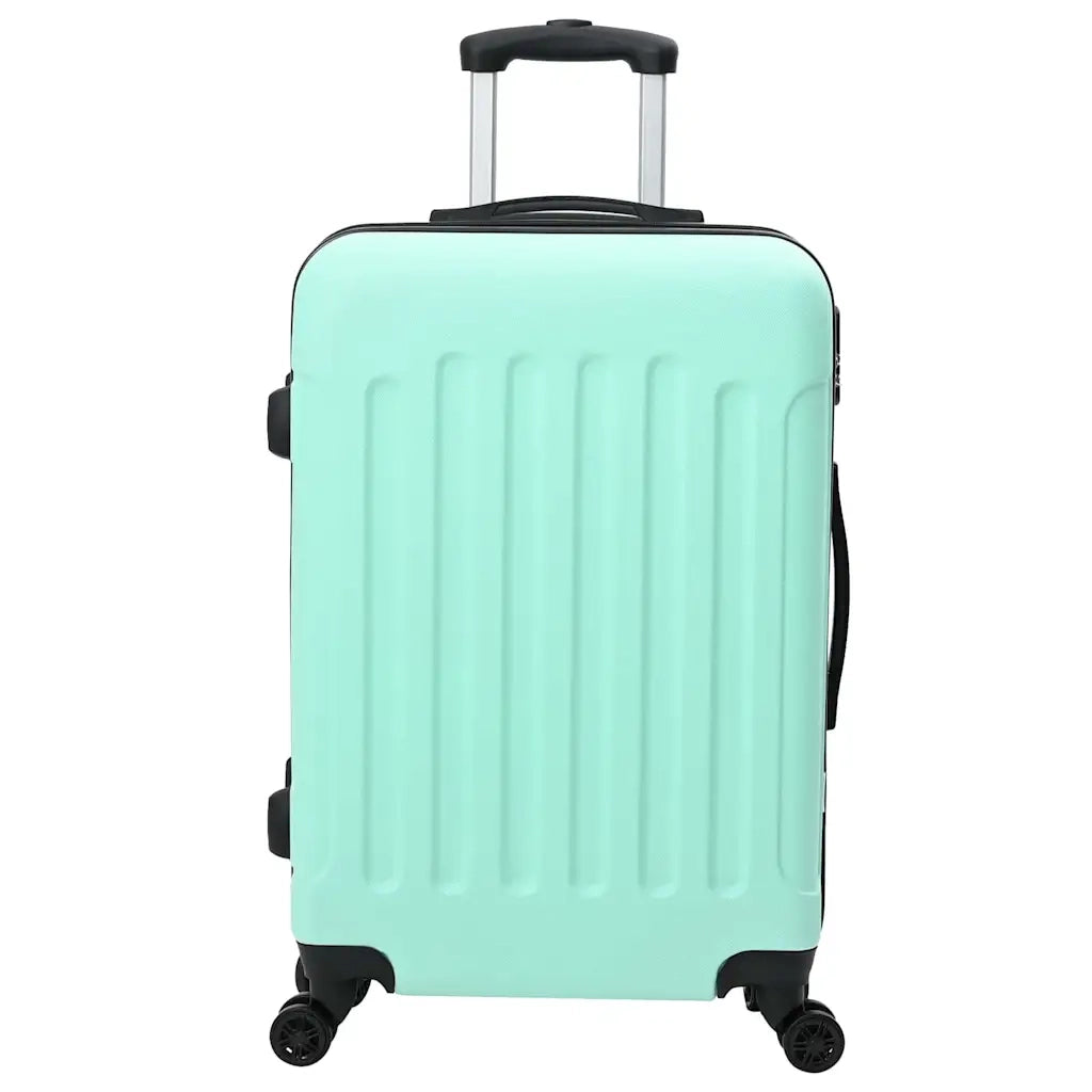 Valigia 3 pz Verde menta 50 x 31 x 78 cm Plastica ABS CFW7684528