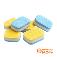 Candeggina in Pastiglie – 50 Tabs = 250L – Sbiancante Igienizzante – Lemag SRL