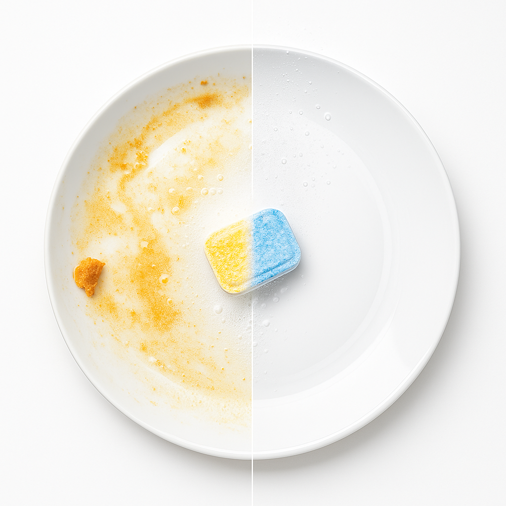 Candeggina in Pastiglie – 50 Tabs = 250L – Sbiancante Igienizzante – Lemag SRL