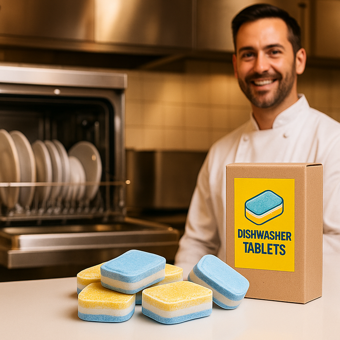 Candeggina in Pastiglie – 50 Tabs = 250L – Sbiancante Igienizzante – Lemag SRL