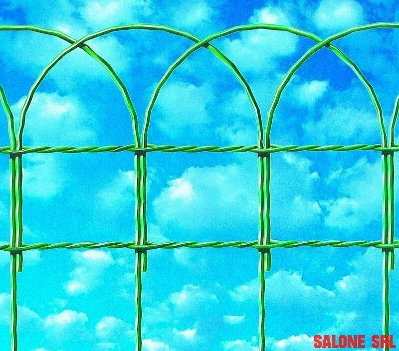 RETE ARCOPLAX ACCIAIO ZINCATO PLASTICATO H.65