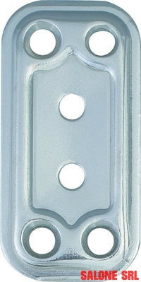 PIASTRA INOX GIUNZIONE DIRITTA ART.748IN MM.30X60 CONF.5 PEZZI