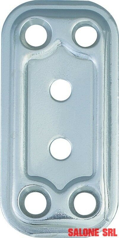 PIASTRA INOX GIUNZIONE DIRITTA ART.748IN MM.30X60 CONF.5 PEZZI