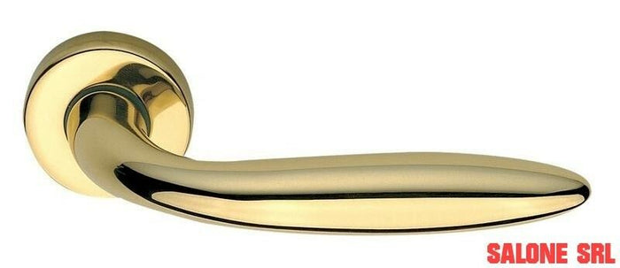 MANIGLIA CON ROSETTA ORO ZIRCONIO IN LEGA NEW SOFT PORTA INTERNA