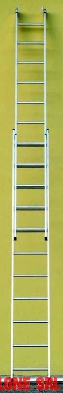 SCALA COMBINATA VENUS IN ALLUMINIO 2 ELEMENTI 13 GRADINI 390/710 MT.