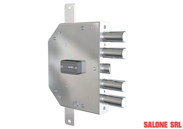 SERRATURA DI SICUREZZA TRIPLICE DOPPIA MAPPA CR ART.2155/28 MRX PLANARE  C/DISPOSITIVO ANTI-MANIPOLAZIONE