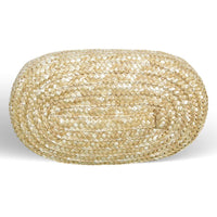 Borsa mare donna Paviera naturale in paglia intrecciata con manici tondi rattan