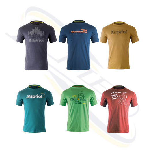 T-SHIRT DA LAVORO ENJOY KAPRIOL Taglia: XL, Colore: Rosso