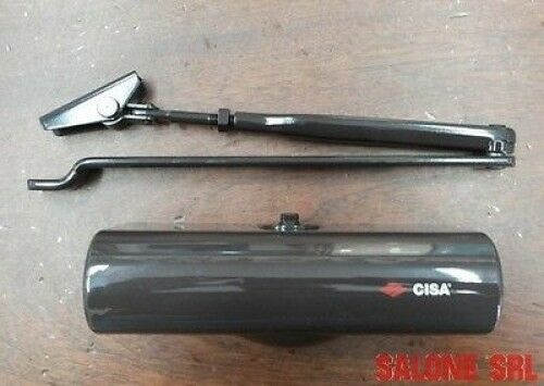 CHIUDIPORTA CISA ART.C1415 SENZA ARRESTO PER PORTE FINO A 95 CM.