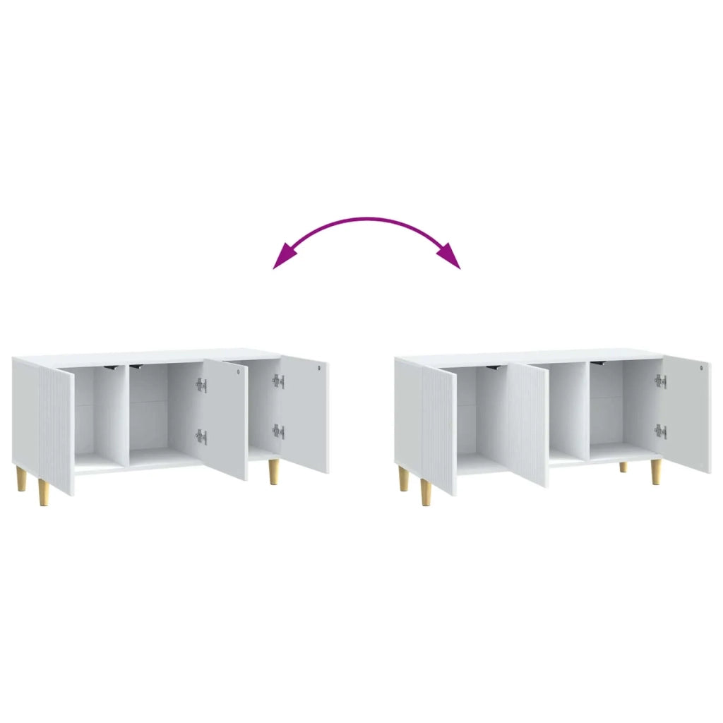 Mobile TV-Credenza per TV Bianco 99 x 34,5 x 50 cm Legno ingegnerizzato 572430