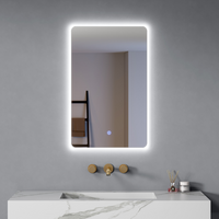 Specchio Bagno 80x50 cm Led Luce Calda/Fredda Accensione Touch|| Lumina