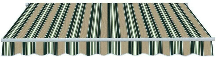 TENDE DA SOLE IDROREPELLENTE CON BRACCI RETRATTILI Cm 295X250 FINITURA GIALLO / BEIGE