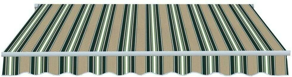 TENDE DA SOLE IDROREPELLENTE CON BRACCI RETRATTILI Cm 295X250 FINITURA GIALLO / BEIGE