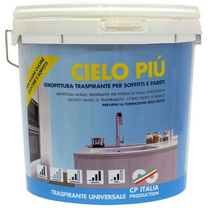 VERNICE IDROPITTURA TRASPIRANTE  SEMILAVABILE LT. 2,5 BIANCO OPACO