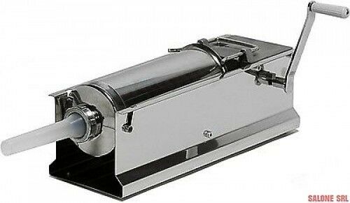 INSACCATRICE PER SALUMI INOX LT.8 PALUMBO DOPPIA VELOCITA' MADE IN ITALY