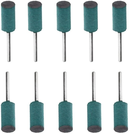 Kit di pulisci superfici cilindriche 3 x 4 mm - Adatto per superfici liscie - Idoneo per vetro e metallo - 10 pezzi