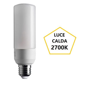 LAMPADINA TUBOLARE A LED 12W LUCE CALDA 2700K 1521LM E27 BOT LIGHTING