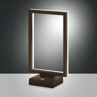 LAMPADA TAVOLO CORTEN A LED 15W 3000K 1750LM DIMMERABILE BARD FABAS