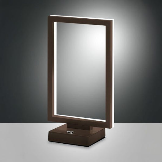 LAMPADA TAVOLO CORTEN A LED 15W 3000K 1750LM DIMMERABILE BARD FABAS
