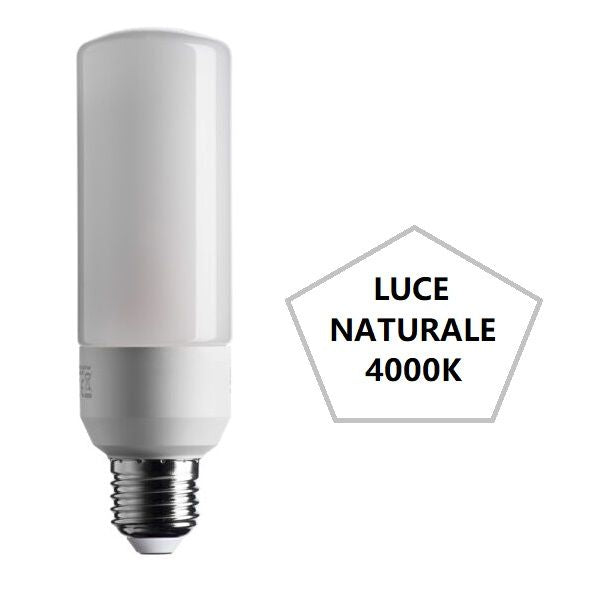 LAMPADINA TUBOLARE A LED 12W LUCE NATURALE 4000K 1521LM E27 BOT LIGHTING