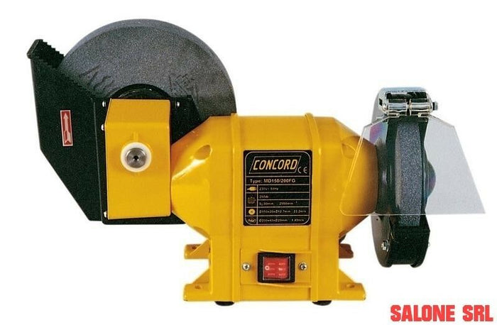 SMERIGLIATRICE AD ACQUA CONCORD CON MOLA SMERIGLIO DA MM.150 MOLA ARENARIA DA MM.200