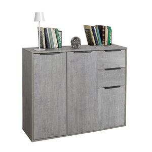 BASE ESPRESSO 3 ANTE 106X36XH87CM CEMENTO.