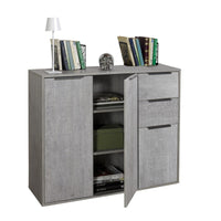 BASE ESPRESSO 3 ANTE 106X36XH87CM CEMENTO.