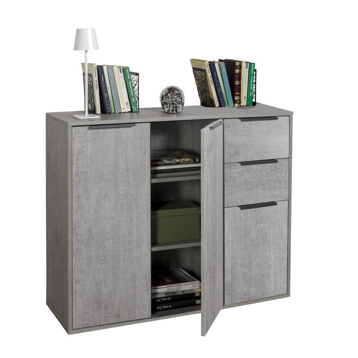 BASE ESPRESSO 3 ANTE 106X36XH87CM CEMENTO.