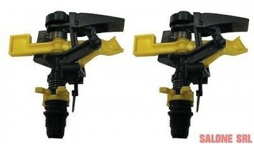IRRIGATORE A SETTORI IN NYLON ATTACCO MASCHIO 1/2 - REGOLAZIONE DA 0 A 360 GRADI