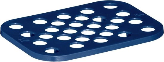 Afdruiprek Retrò, rettangolare, 10 x 7,5 cm, parte di ricambio per contenitore di conservazione, contenitore di archiviazione, plastico, resistente al lavastoviglie