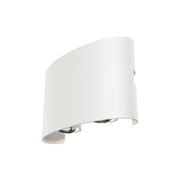 Applique Da Esterno Moderna Strato Led Integrato 4W Metallo Bianco Ip54