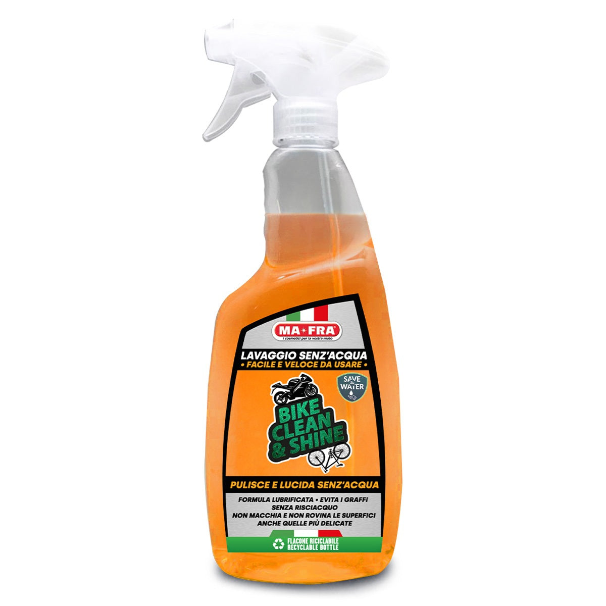 PULITORE BIKE CLEAN E SHINE 750ML.
