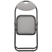 SEDIA PIEGHEVOLE 44X47XH80CM PVC GRIGIA