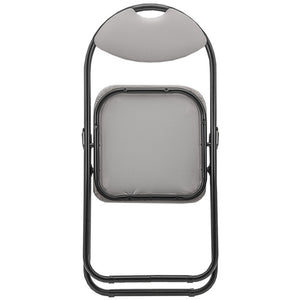 SEDIA PIEGHEVOLE 44X47XH80CM PVC GRIGIA